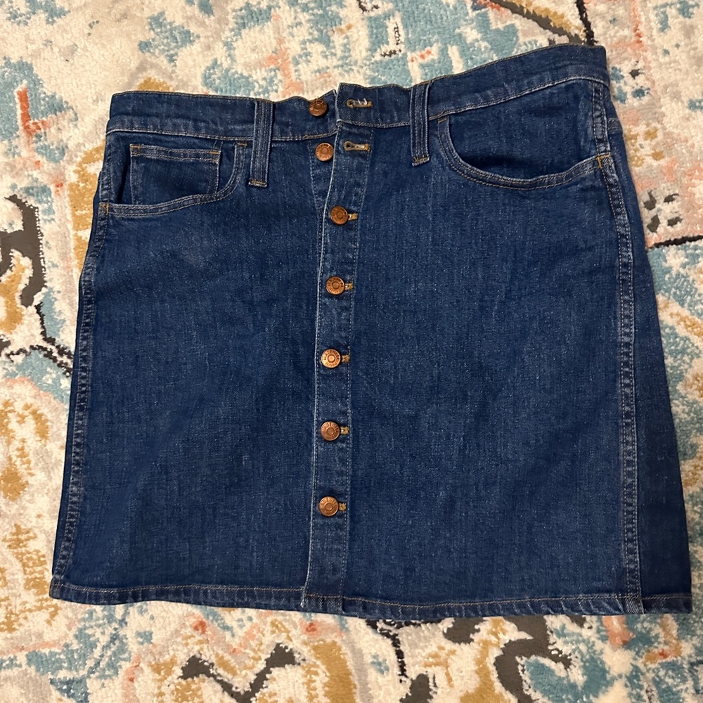 Madewell button down skirt